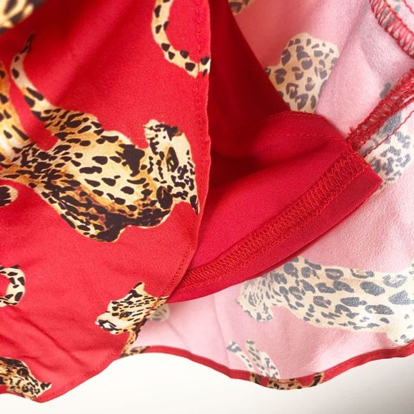 Hutch Anthropologie Leopard Cora Faux Wrap Dress - Picture 7 of 8